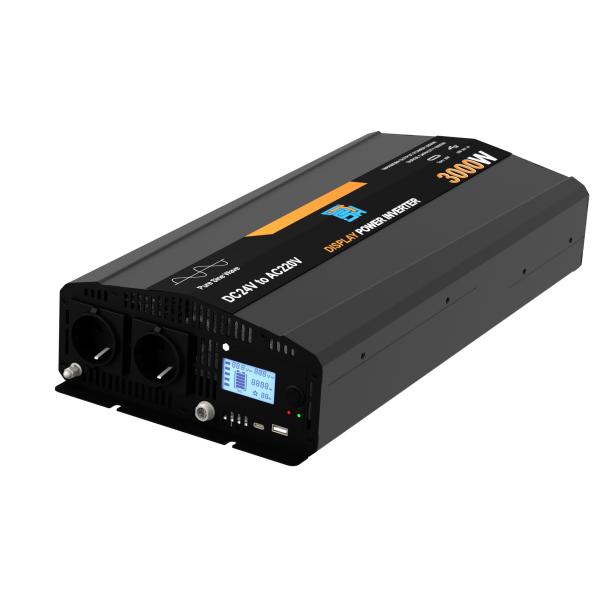 Off Grid Pure Sine Wave Power Inverter 3KW Customized Socket 50Hz 60Hz