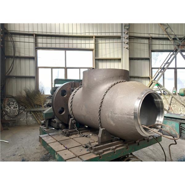 High Durability A234 WP5 Drum Tee Pipe T Joint Corrosion Protection