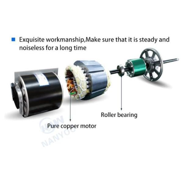 Copper Motor ABS Plastic Centrifugal Flow Door Air Barrier For Home/ Office