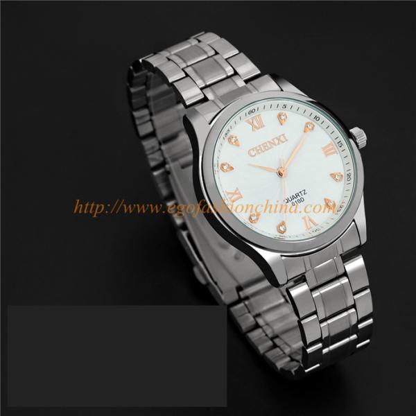 010D Couple Watch for Man Women's Watch Stainless Steel Quartz Watch Rose Gold Hot Watches