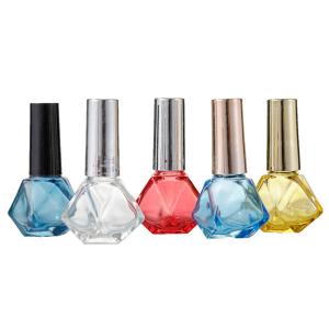 8ml verniz para as unhas Diamond Glass Split Bottle Customized colorido