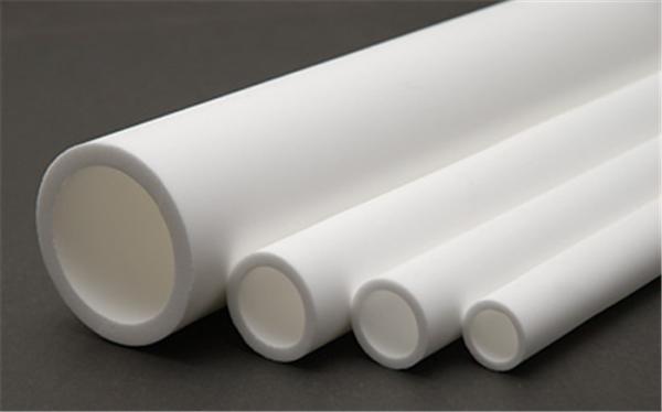 White Color PTFE Extruded Tubing Durable Outstanding Chemical Resistance