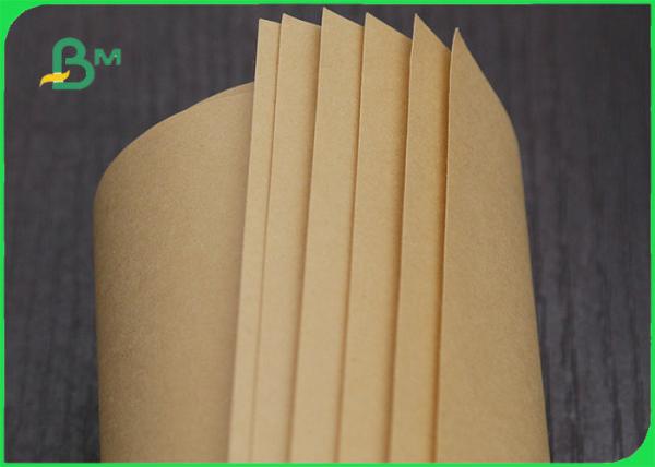 Good Stiffness Brown Kraft Paper Roll For Birthday Gift Wrapping 135gsm 170gsm