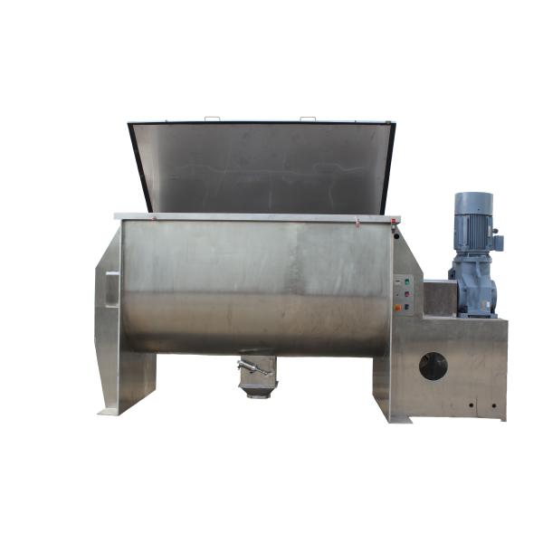 Horizontal Ribbon Mixer Machine For Powder U Shape Tank Spiral / Drive Parts