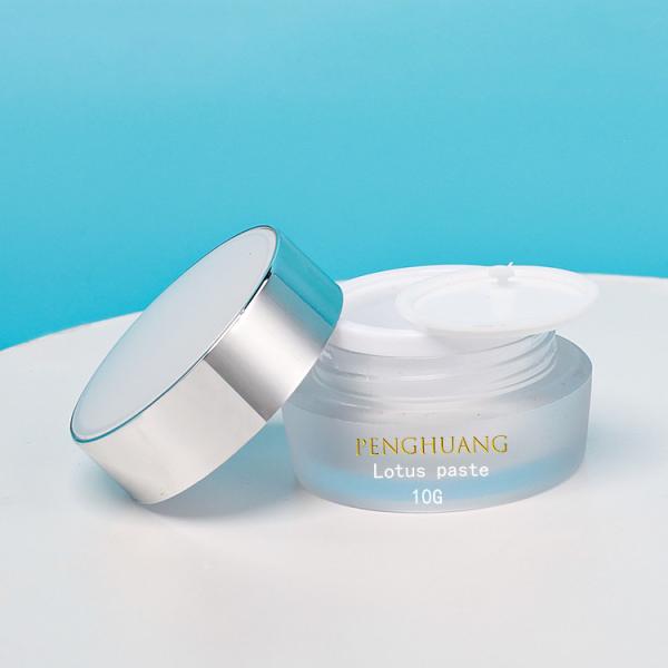 Опарника стекла сливк стороны глаза заботы кожи косметики пластикового акрилового пустые упаковывая 10g