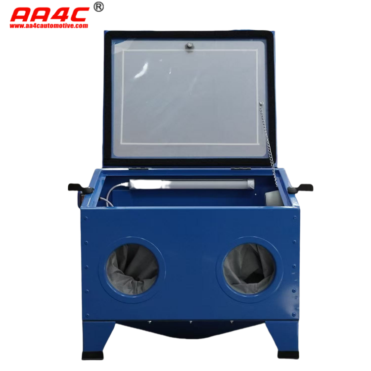 AA4C Car Workshop Equipments 90L Bench Sandblast Cabinet rust removal machine garage equipments 