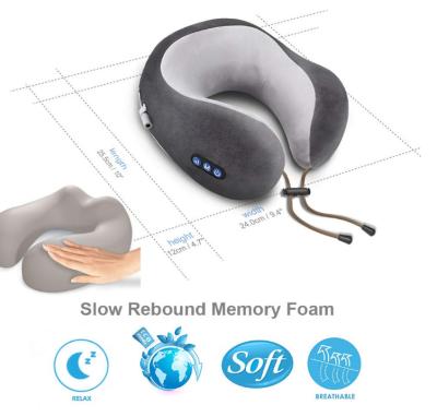 Relief Neck Pain U Shaped Travel Pillow Imitation Hand Massage For Parents