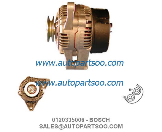 0120335006 0986038710 - альтернатор 12V 70A Alternador BOSCH