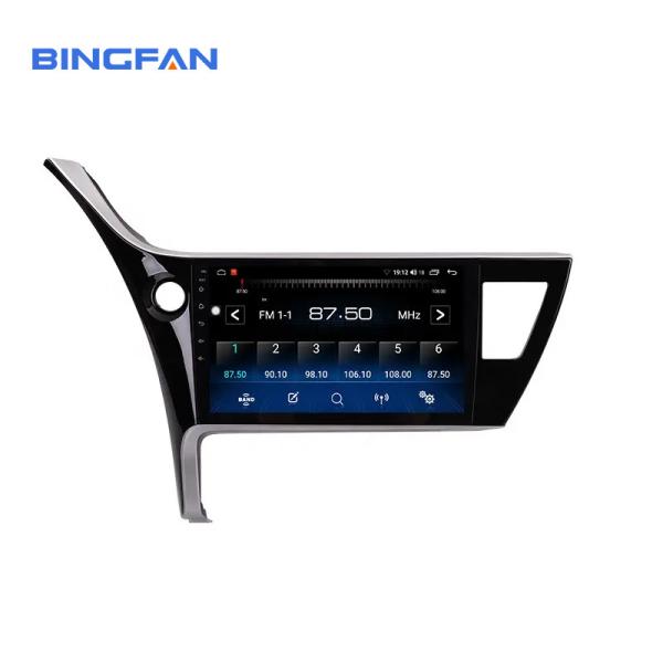 Para Toyota Corolla 2017 Android 10 Cuad Core 1+16GB 1+32GB Soporte para el sistema de entretenimiento Android Cámara trasera