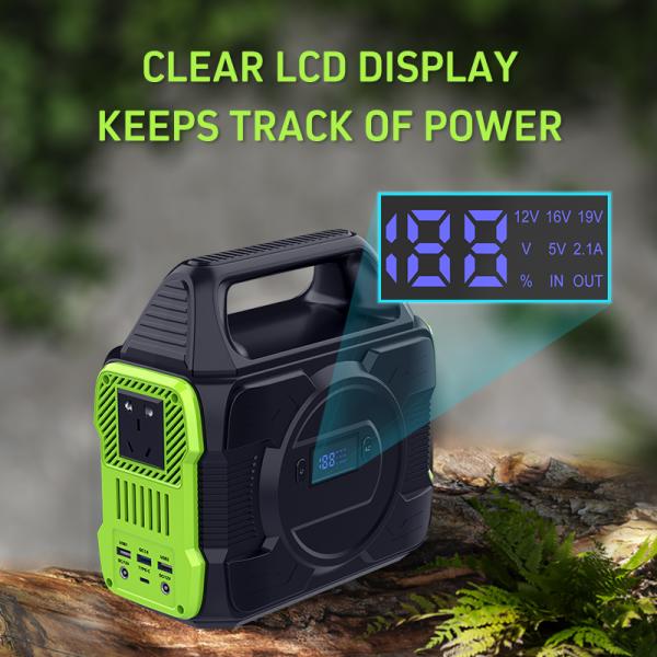 Outdoor Camping Home Emergency Portable Power Station 300W Solar Generator