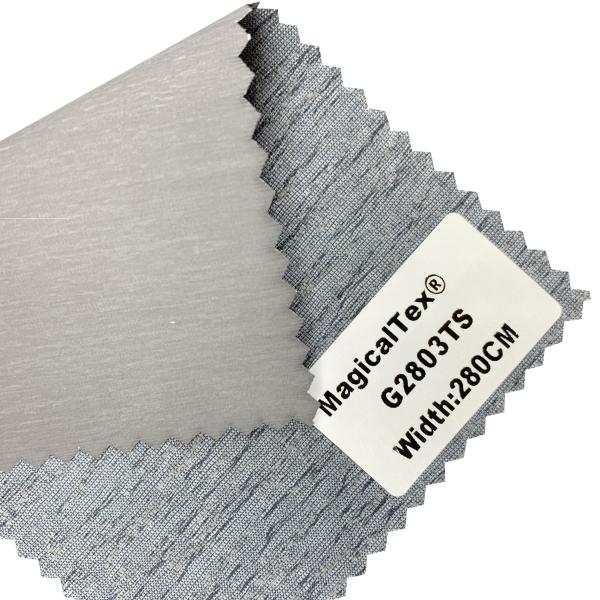 Painted 100% Polyester Sun Protection Blackout Standard Width 280cm Roller Blind Fabric