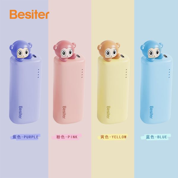 ABS Mini Phone Power Bank Fast Charging Customizable 4000mAh