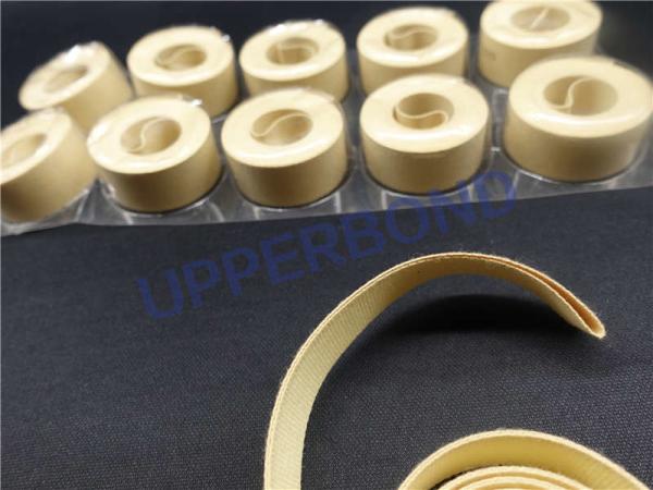 Cigarette Maker Parts Yellow Garniture Tape Customized 2000 - 10000 Cigs / Min
