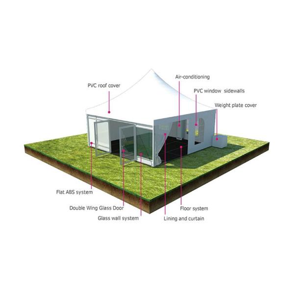 Прочный алюминий и событие ПВК на открытом воздухе шатер пагоды шатров/5кс5М