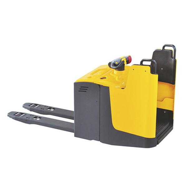 Standing Type Electric Pallet Truck Closed Arm With Fixed Platform Anti - Vibration
