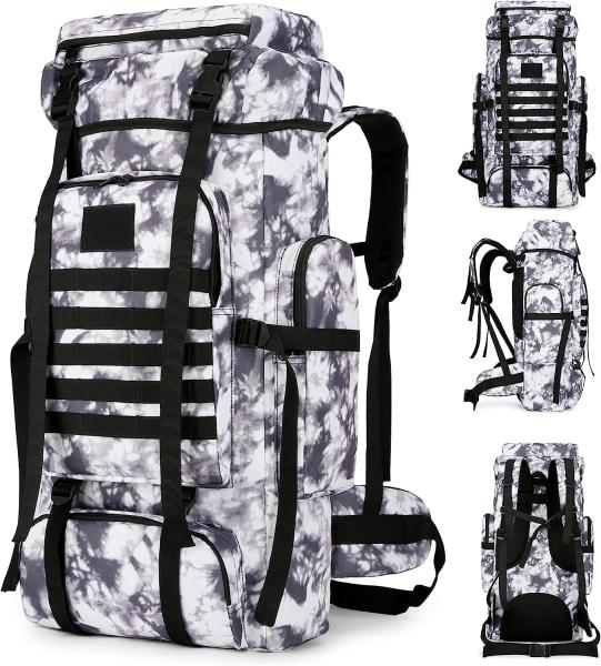 ornaments Tactical Backpack 70L Hiking Backpacks Men Women Molle Army Assault Pack Tactical Bag Rucksack