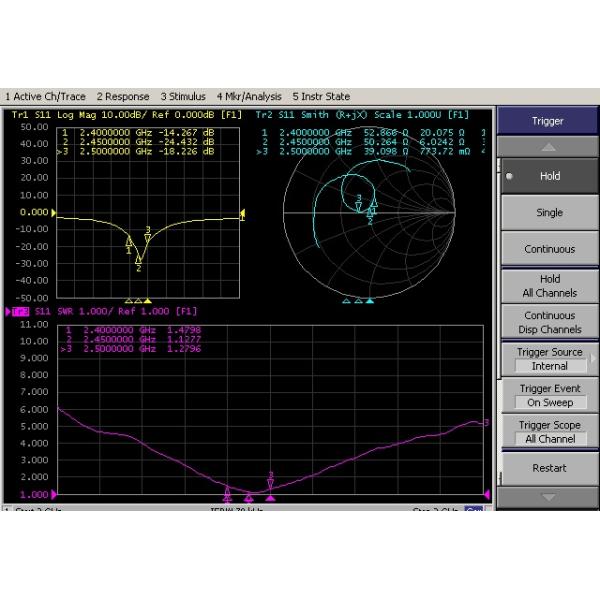 3G 3dB Wifi Omni Antenna , Directional External Rubber Duck Antenna Black SMA Connector