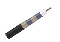 75 ohms RG6 laissent tomber le fil de cuivre coaxial de la télécommunication TV de Lan Cable Cu Material In