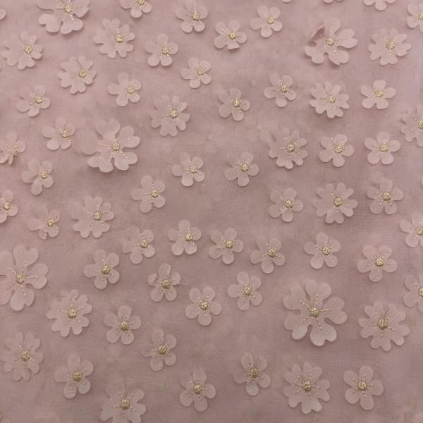 Printed Fashionable Embroidery Cotton Cloth For Garment M04-030