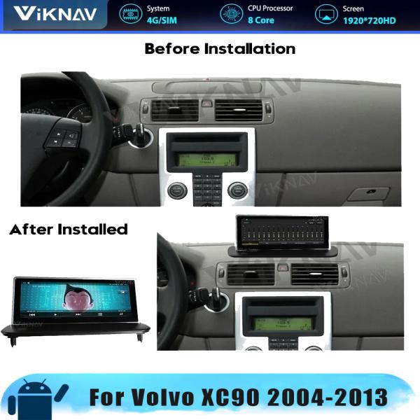 Авторадио Viknav Для Volvo XC90 (2004-2013) 8,8 дюйма Android Авто мультимедийный проигрыватель GPS навигационный головной блок