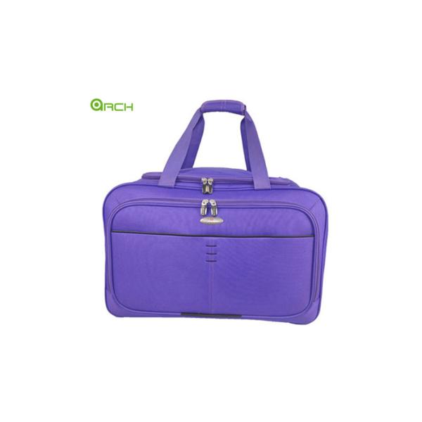 600D Polyester Duffle Bag with One Front Pocket and Padlock