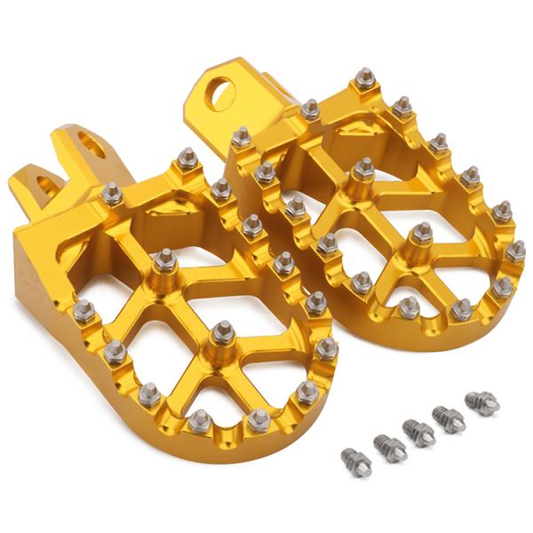 Blue Aftermarket Motorcycle Foot Pegs for Suzuki DRZ400SM For Smooth Riding Experience