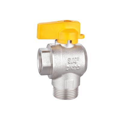 Forged 1/2 Brass Gas Ball Valve Threaded Temperature -10°C~110°C