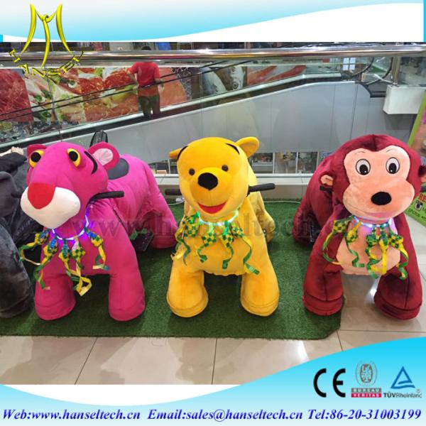 Hansel ride on animal toy kawah with coin operated triceratops kiddie dinosaur rides and kids game rides