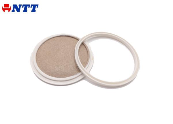 OEM Plastic Over Moulding White Home Plastic Injection Molding Round Shape