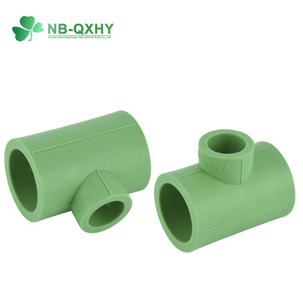 Laque Peinture Finition PPR Pipe Cross Tee 20 mm à 160 mm pour l'approvisionnement en eau chaude