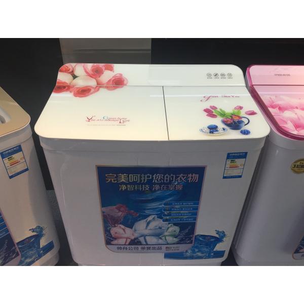 Aluminum / Copper Motor 12kg Domestic Washing Machine Home New Model With Glass Lid