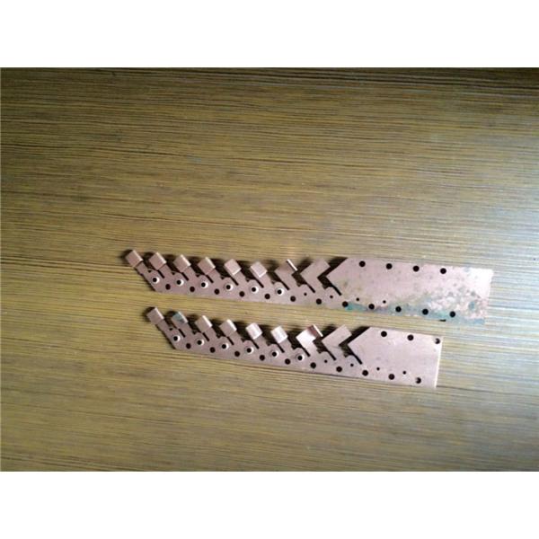 Los dados de sacador de cobre amarillo de la chapa de la aleación, progresivos mueren y sellando las piezas WEDM