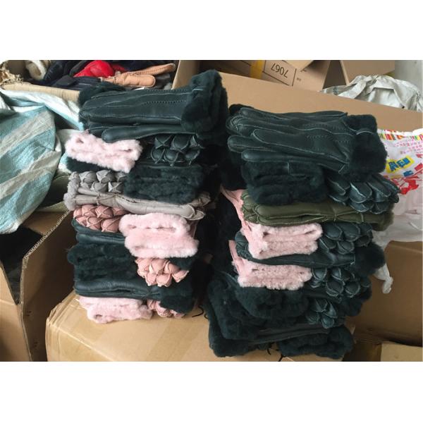 Двойная выровнянная овчина, перчатки Миттенс кожи стороны Виндпрооф овчины управляя