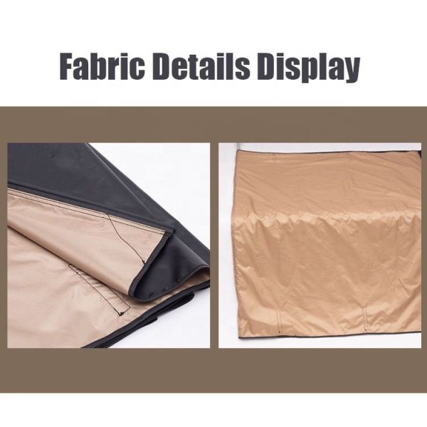 Factory Hot selling 270 degree aluminum alloy waterproof Oxford cloth car side tent outdoor camping sunshade canopy