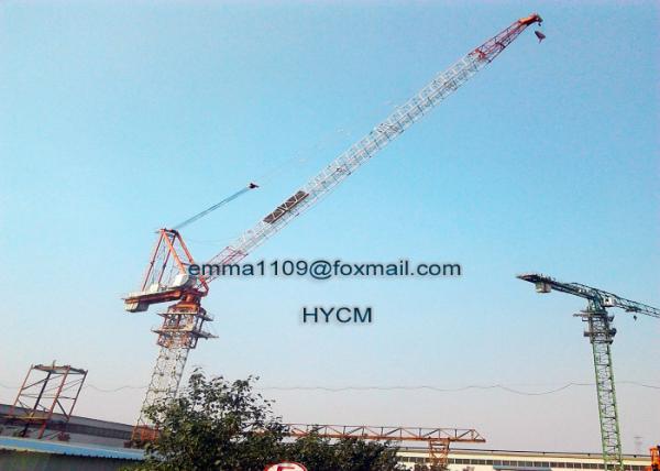 12tons D5030 Luffing Tower Crane 50 meters Lifting Jib Lenght 3.0t End Load