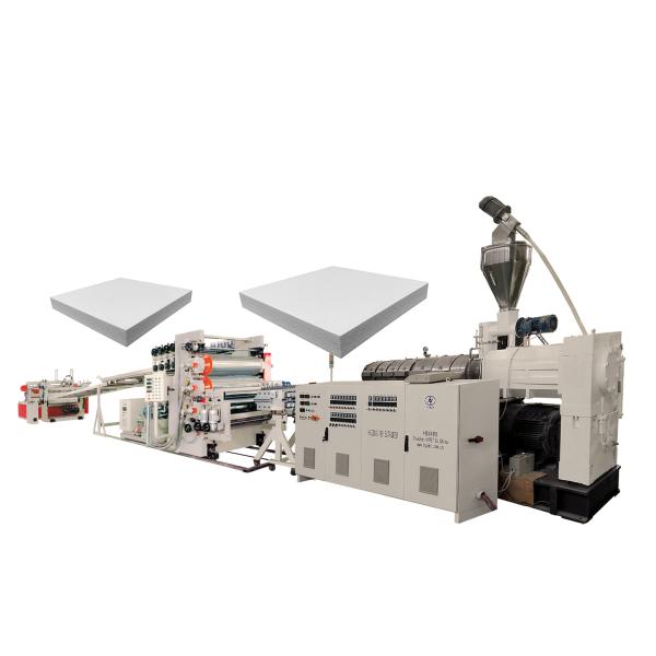 Линия гарантия 600kg/H штранг-прессования доски рекламы Pvc Wpc 12months