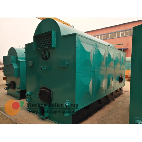 Rice Husk Pellet Biomass Fired Steam Boiler , Chain Grate Stoker Travelling Grate