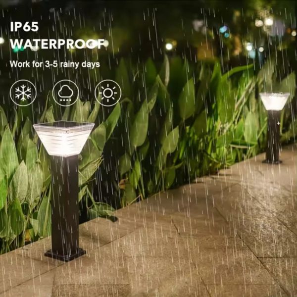 Super Bright LED Solar Lawn Lights Waterproof Outdoor Garden Pathway Lighting