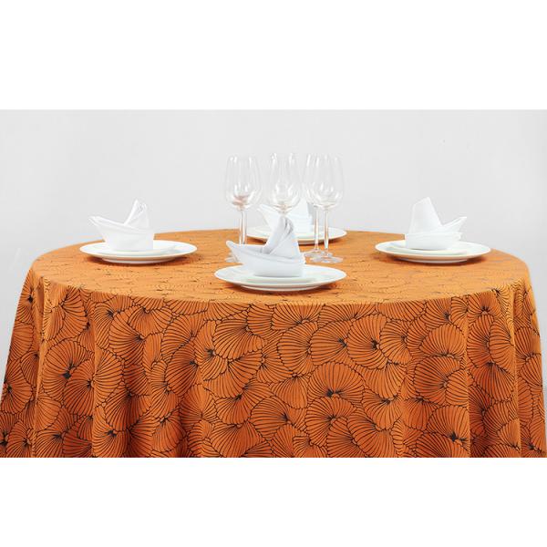 Jacquard Banquet Linens Hotel Restaurant Round Tablecloth
