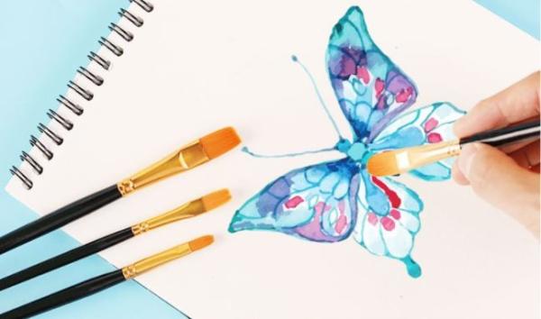 Colorful Artist Paint Brush Painting Brush Nylon Brush