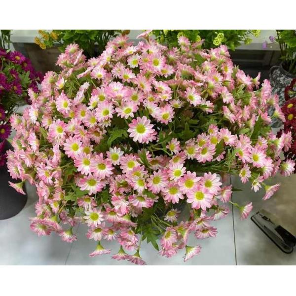 Marguerite Flower Daisy Bouquet Silk Artificial Daisy Flowers Valentines Flowers Wedding Decor Chamomile