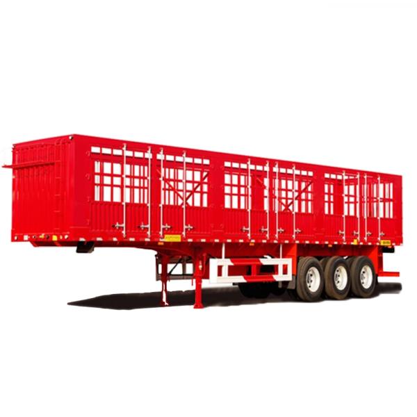 Tri Axles Stake 4 Floors Stockade Livestock Transporting Pigs Semi Trailer and Standard
