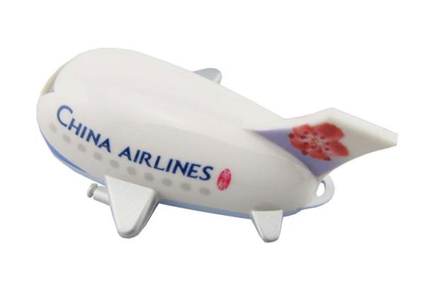 32G 3.0 yellow color plastic Plane shaped USB with customized logo and package show life brand