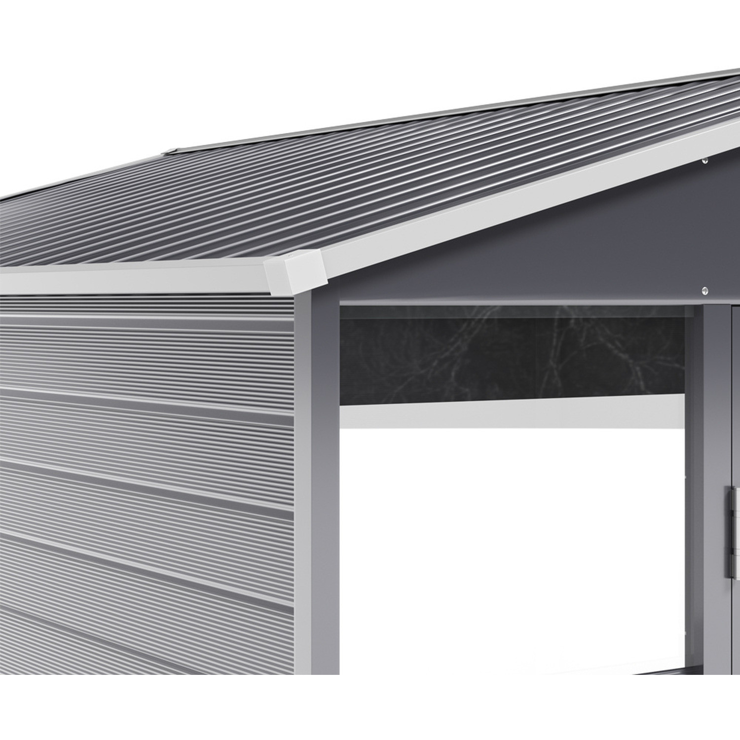 43kg AJUNION Metal Garden House Storage Building Shed Waterproof and Durable Solution
