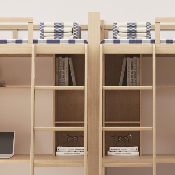 4000 X 900 X 2120 mm Mobiliário moderno para a escola Cama de cama com escadas