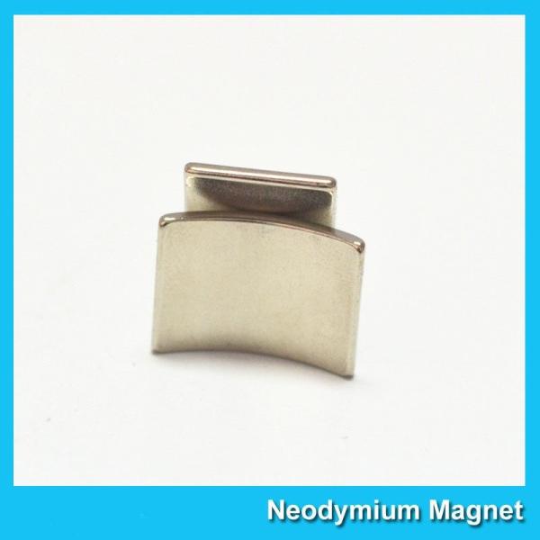 N52 Super Strong Neodymium Motor Magnets Nickel Coating Arc Shaped