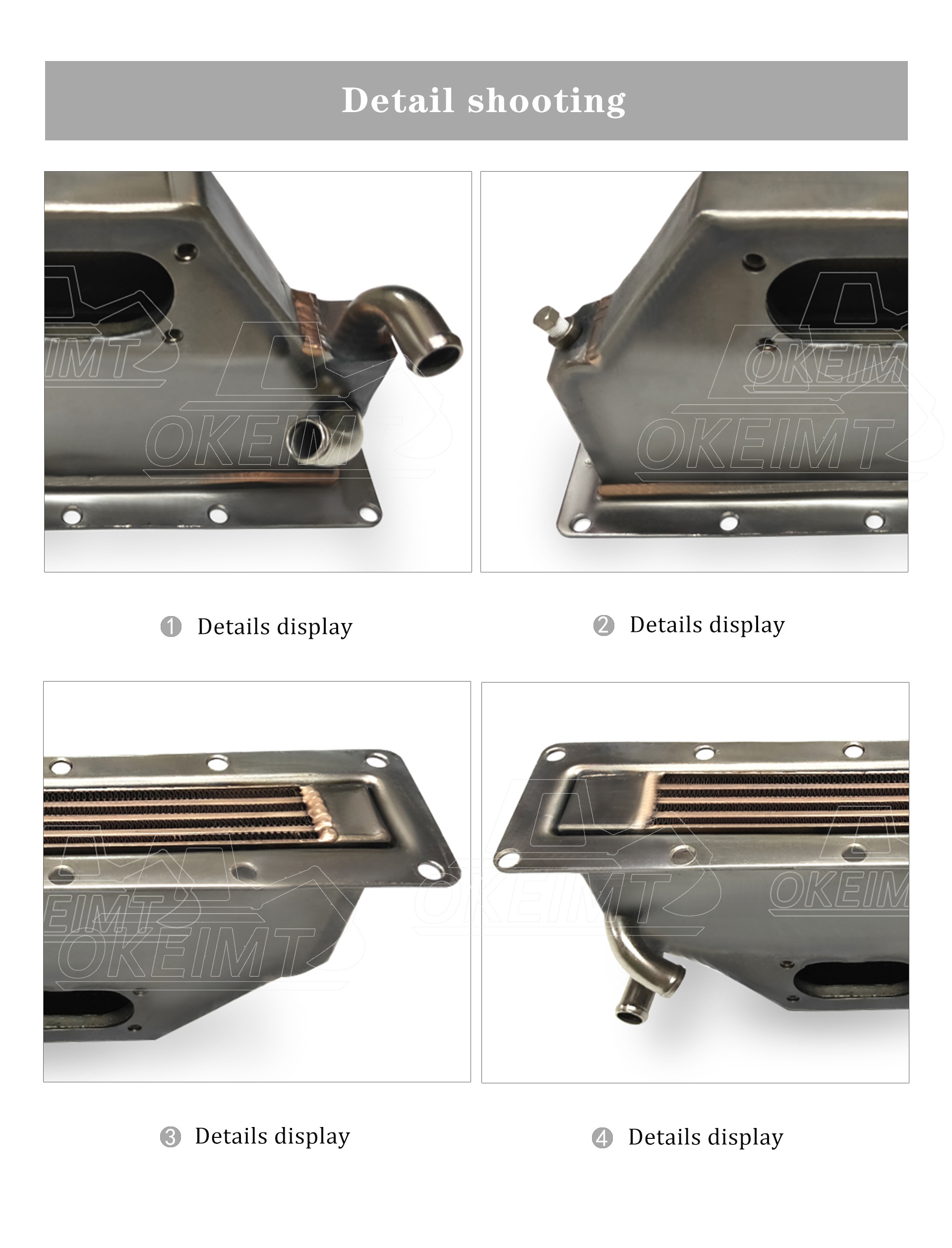 Ядр 3919805 Intercooler послеохладителя двигателя дизеля DCEC 4BT OEM машинных частей экскаватора