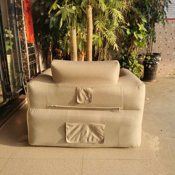 Customizable Auto-Inflatable Sofa - Waterproof Portable Air Sofa for Outdoor Camping and Beach