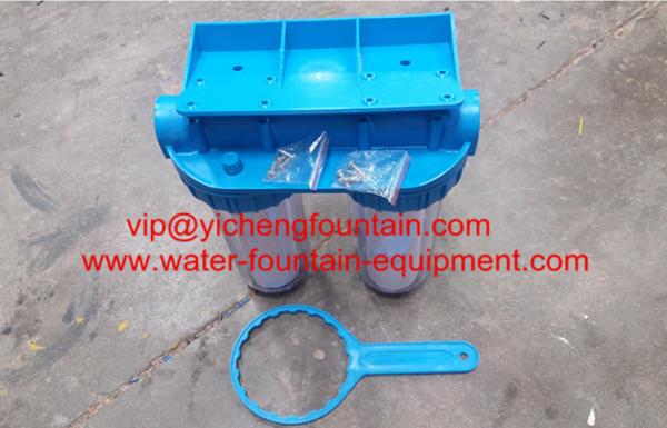 2 Double Stages Pool Fog Machine 10 Housing Under Sink Plastic Water Purifier