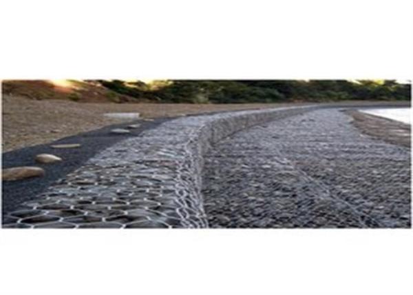 3.5mm Dia Size 1x1x0.5m Silver Galvanized Gabion Box